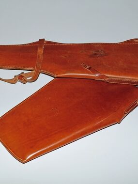 Hunter Brand Rifle Scabbard. Premium Leather #27-179 0136 Made In USA Vintage